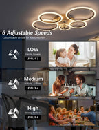 100CM Ceiling Fan with Light