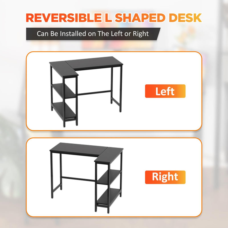 100CM L-Shaped Computer Gaming Desk