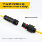 100FT 100W LED String Light with Switch 2