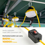 100FT 100W LED String Light with Switch 2