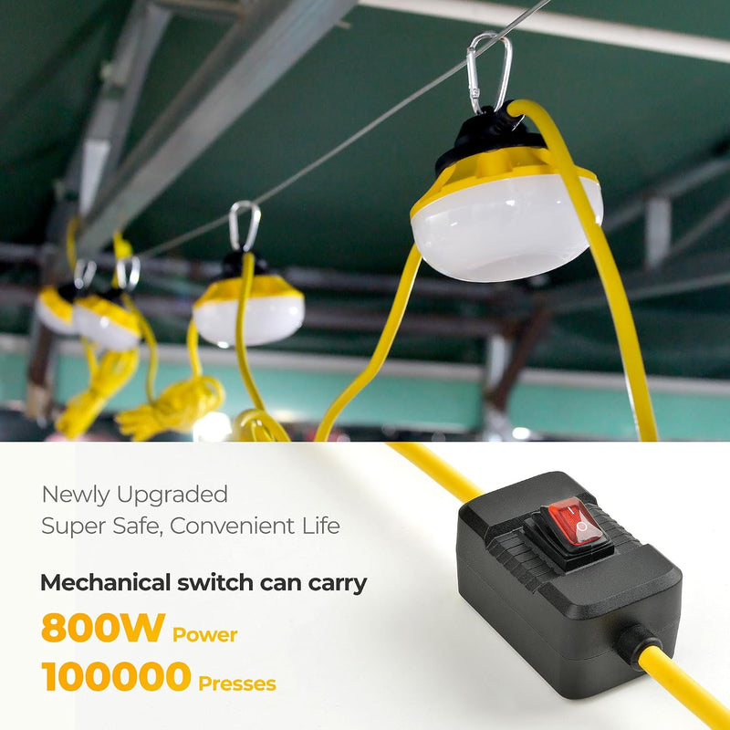 100FT 100W LED String Light with Switch 2