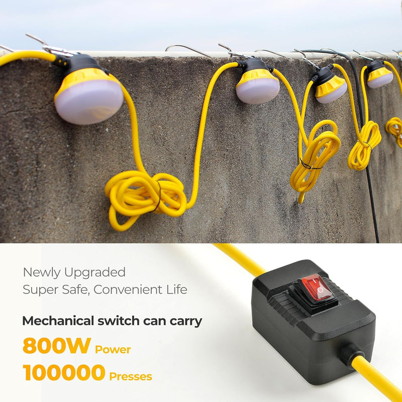 100FT 100W LED String Light with Switch 2