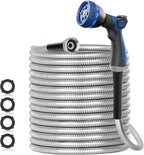 100FT 304 Stainless Steel Garden Hose Metal