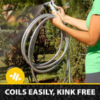 100FT Garden Hose Pipe with Nozzle 304