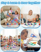 100pcs Magnetic Tiles for Kids 3d Magnet Building