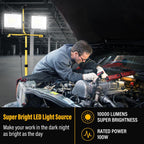 100W Tripod Stand LED Work Light Flexible Portable