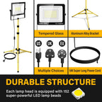 100W Tripod Stand LED Work Light Flexible Portable