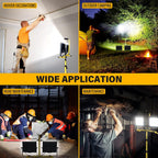 100W Tripod Stand LED Work Light Flexible Portable