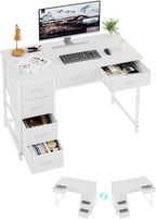 100x48CM Desk Small Computer with 6 Fabric