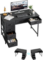 100x48CM Desk Small Computer with 6 Fabric