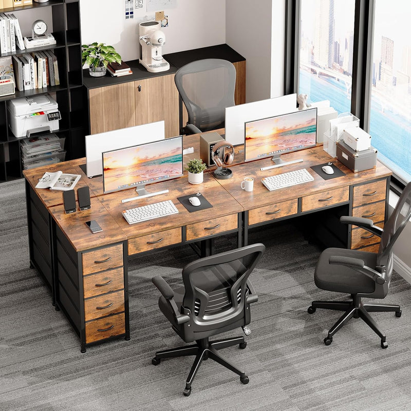 100x48CM Desk Small Computer with 6 Fabric