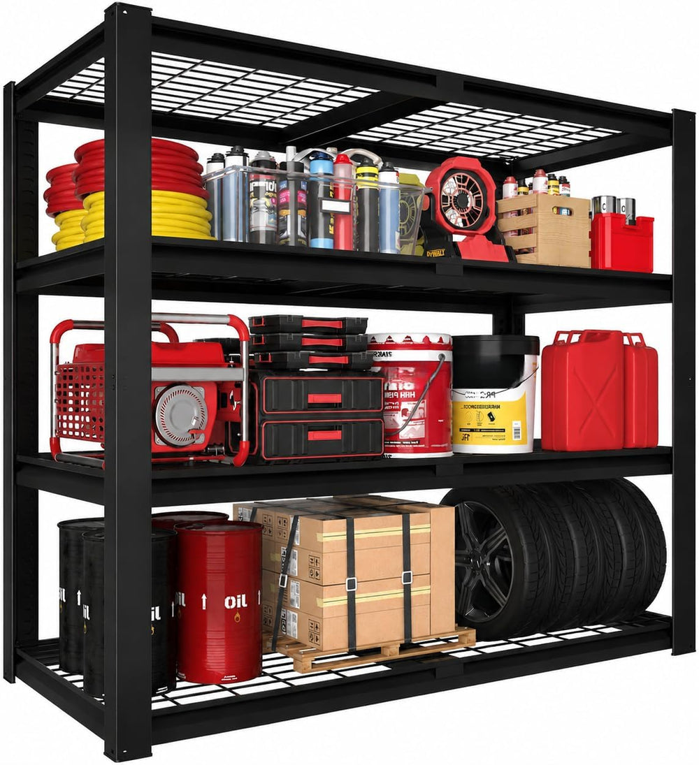 100x50x150CM Heavy Duty Garage Shelving Metal Wire Storage