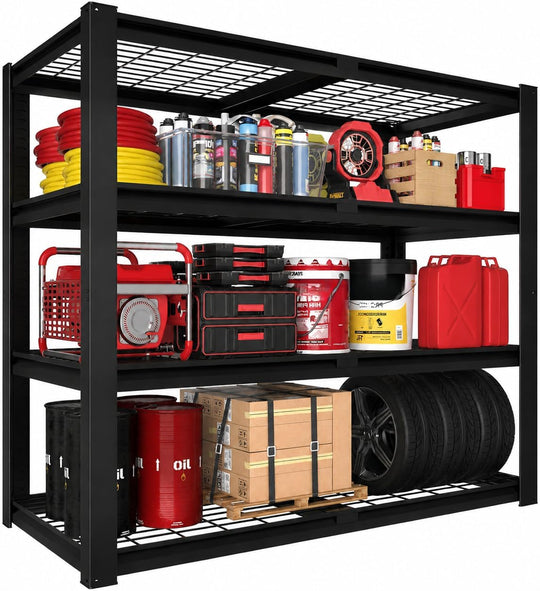 100x50x150CM Heavy Duty Garage Shelving Metal Wire Storage