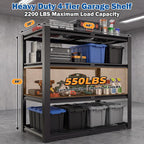 100x50x150CM Heavy Duty Garage Shelving Metal Wire Storage