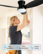 106CM Ceiling Fans with Lights and Remote 42