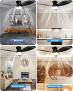 106CM Ceiling Fans with Lights and Remote 42