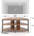 106CM Corner TV Unit with Power Outlet