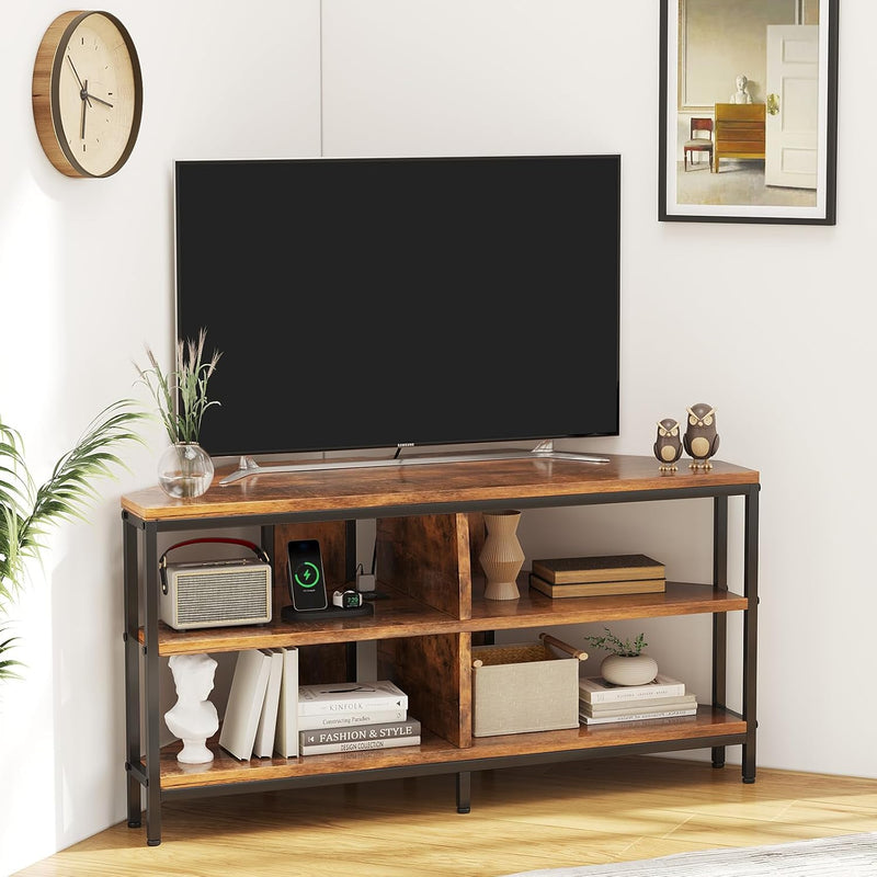 106CM Corner TV Unit with Power Outlet