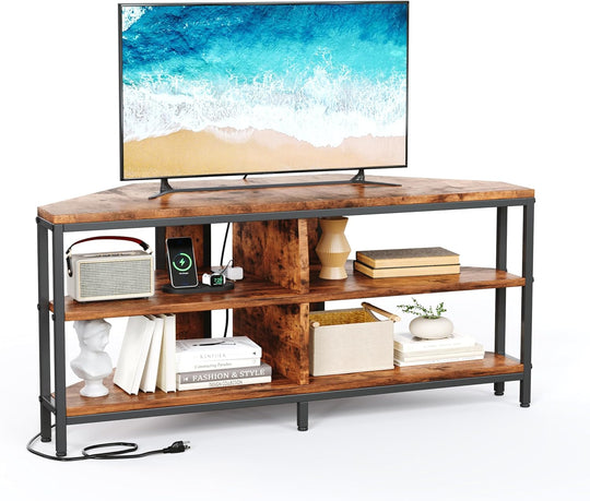 106CM Corner TV Unit with Power Outlet