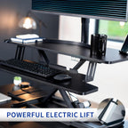 107CM Electric Motor Desk Converter Height Adjustable Riser
