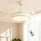 107CM Retratable Ceiling Fan with Lights Remote 6