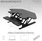109CM Corner Height Adjustable Cubicle Stand Up