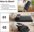 10CM Memory Foam Floor Mattress Guest Bed