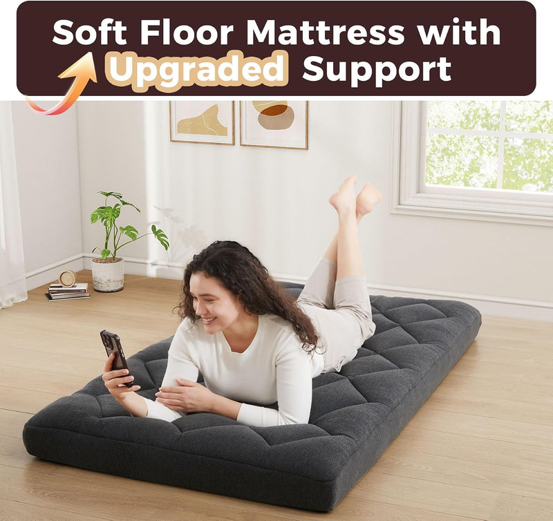 10CM Memory Foam Floor Mattress Guest Bed