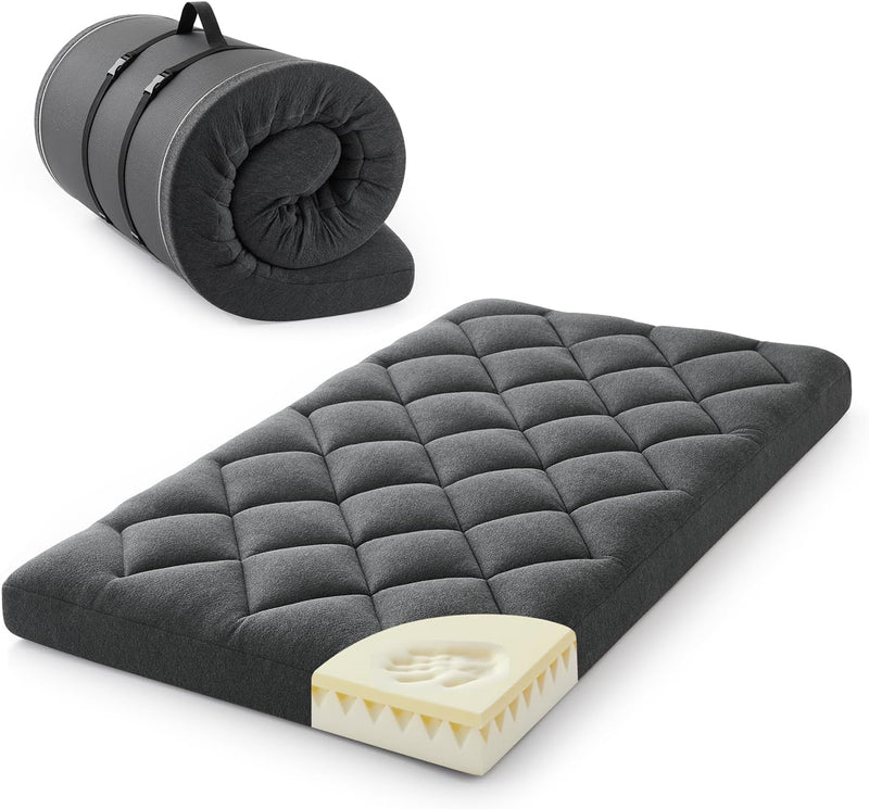 10CM Memory Foam Floor Mattress Guest Bed