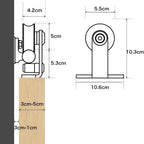 10FT Sliding Barn Door Hardware Kit