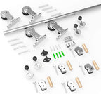 10FT Sliding Barn Door Hardware Kit
