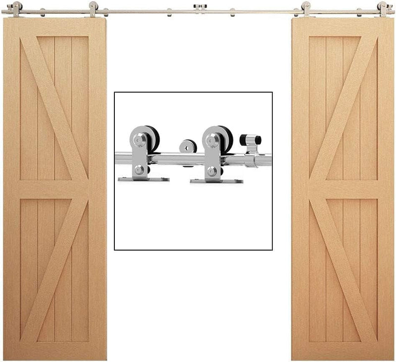 10FT Sliding Barn Door Hardware Kit
