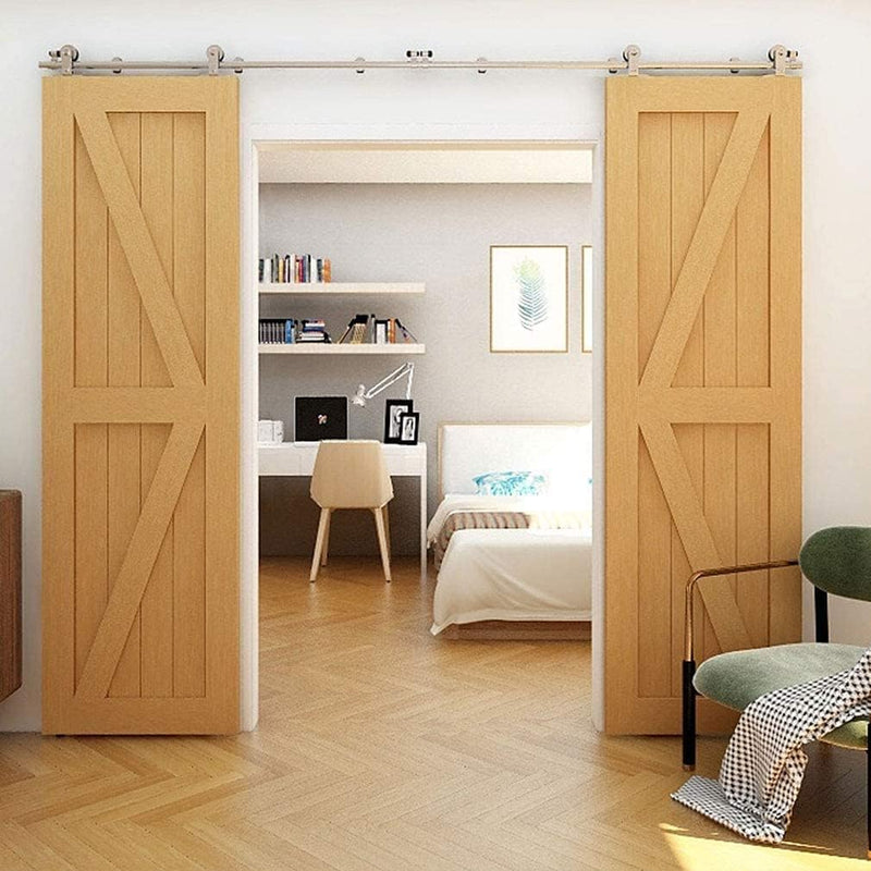 10FT Sliding Barn Door Hardware Kit