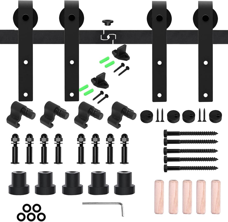 10FT Sliding Barn Wood Door Hardware Closet