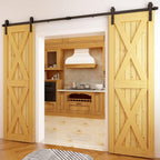 10FT Sliding Barn Wood Door Hardware Closet