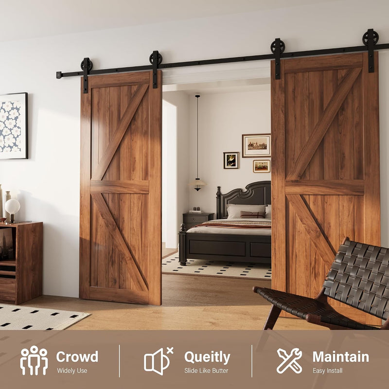 10FT Sliding Door Track Wardrobe Barn Kit
