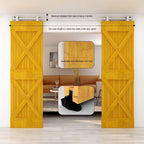 10FT Stainless Steel Sliding Barn Door Hardware