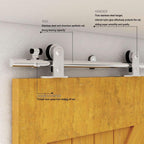 10FT Stainless Steel Sliding Barn Door Hardware