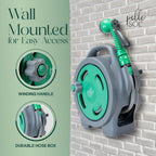 10m Garden Hose Reel with 7 Adjustable Spray
