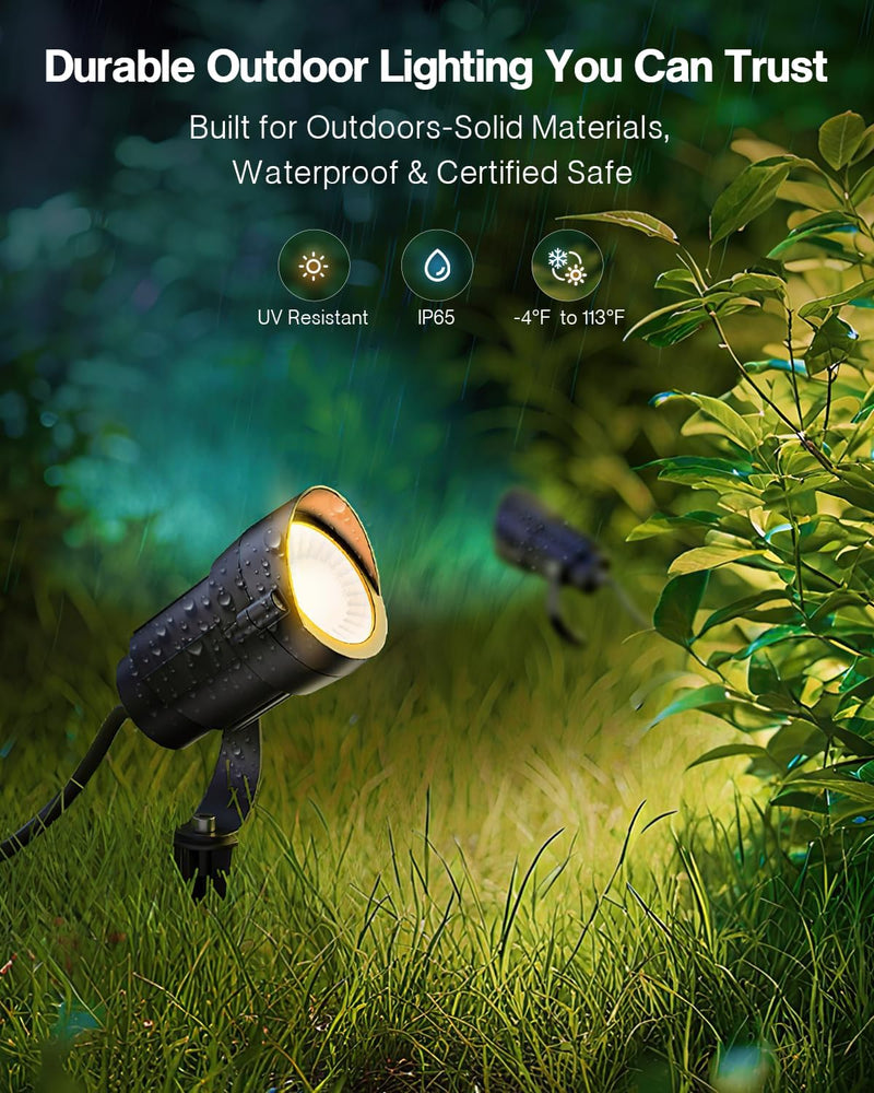10pcs 12W Low Voltage Garden Lights with Wire