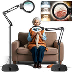 10x Magnifying Glass with Light and Stand 72