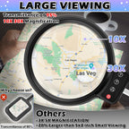 10x Magnifying Glass with Light and Stand 72