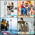 11.5 Inch Ring Light with Tripod Stand Phone