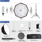 110W Softbox Lighting Kit 37.4 " 95CM Large