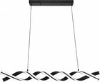 115CM Smart LED Modern Chandelier 50W Dimmable Spiral