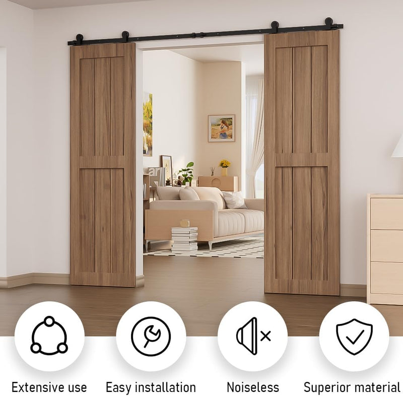 11FT Sliding Barn Wood Door Closet Hardware