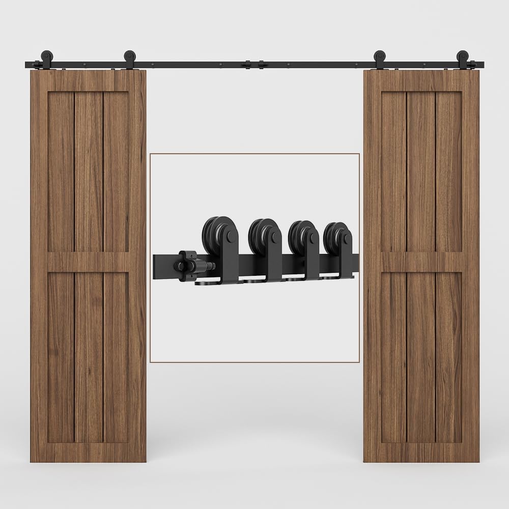 11FT Sliding Barn Wood Door Closet Hardware