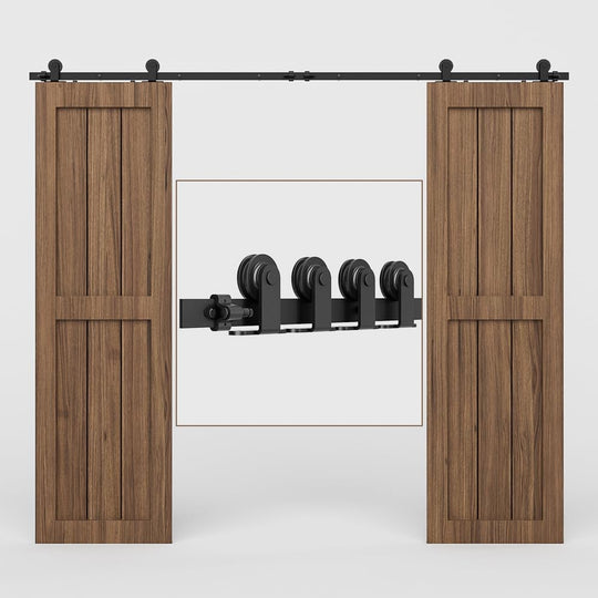 11FT Sliding Barn Wood Door Closet Hardware