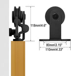 11FT Sliding Barn Wood Door Closet Hardware
