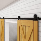 11FT Sliding Barn Wood Door Closet Hardware
